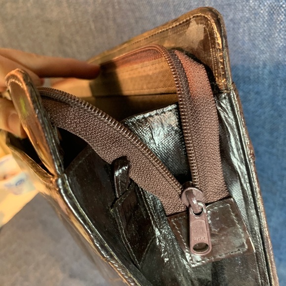 Vintage eel skin attaché case briefcase - Picture 6 of 10